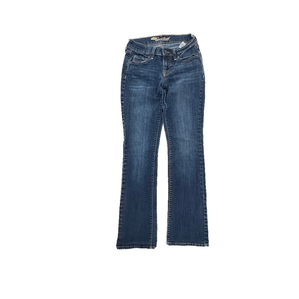 Old Navy The Sweetheart Bootcut Women's size 00 Dark Wash Blue Denim Jeans